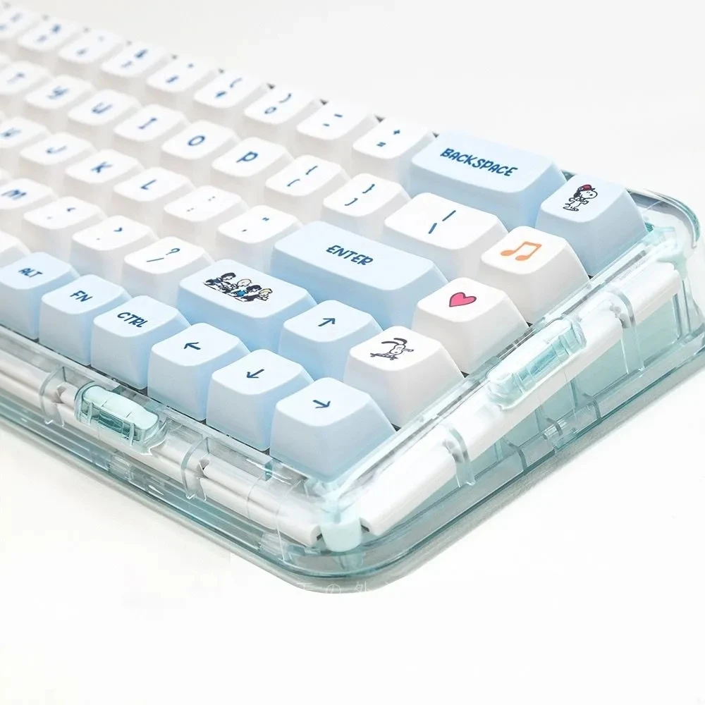 Anime Keycap 133 Chaves Conjunto Bonito Mda Perfil Pbt Tampões de Chave para Faça Você Mesmo Teclado Mecânico Gaming Keycaps mx Switch