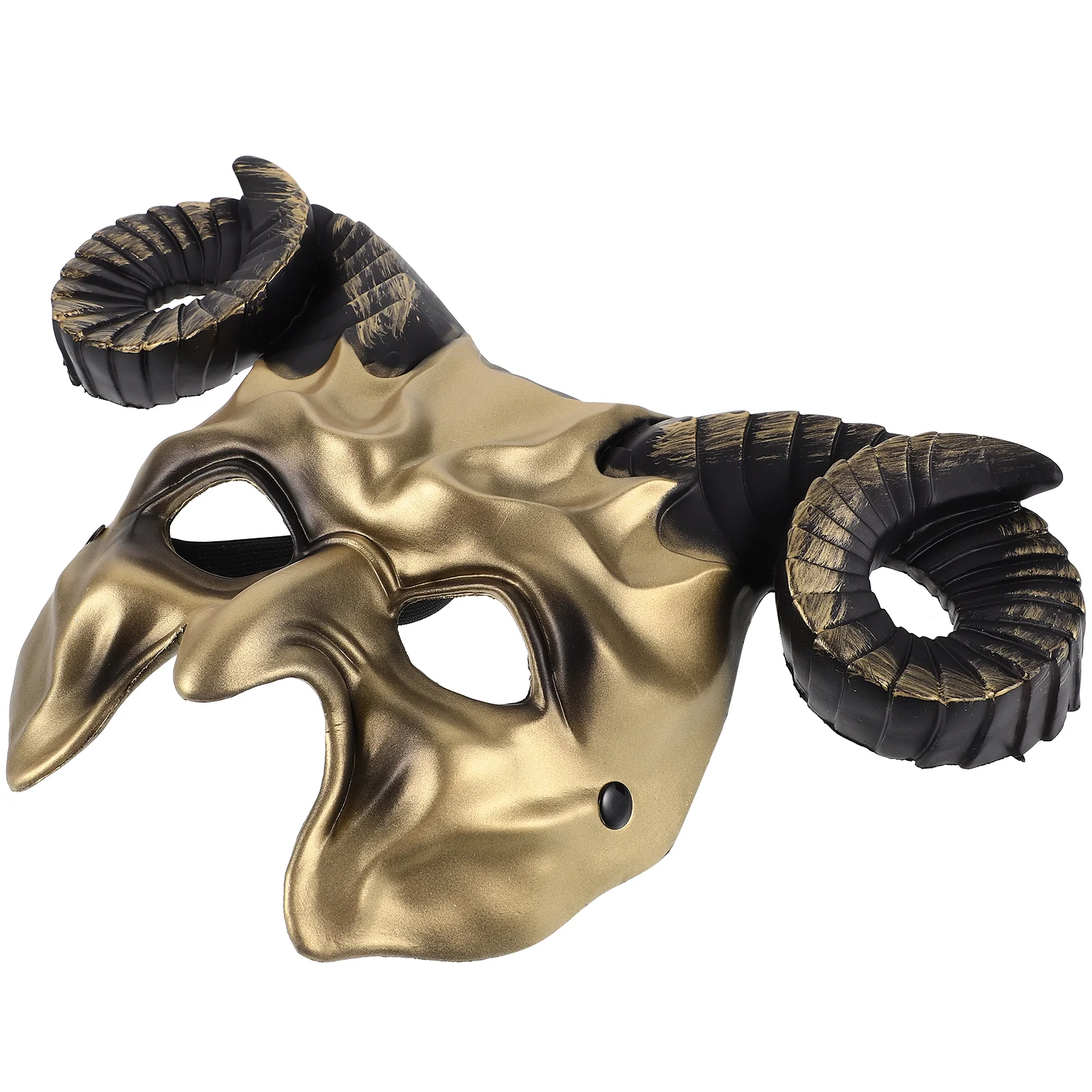 

Halloween Halloween Decorations Scary Ox Horn Mask Horror Half Face Mask Monster Cosplay Mask Ghost Mask Demon Mask