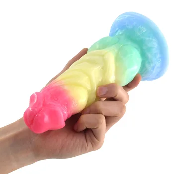 NNSX Dog Animal Dildo Knot Flexible Dick Sex Toys for Women  with Suction Cup Silicon Penis Masturbator Erotic Product Sexyshop 5