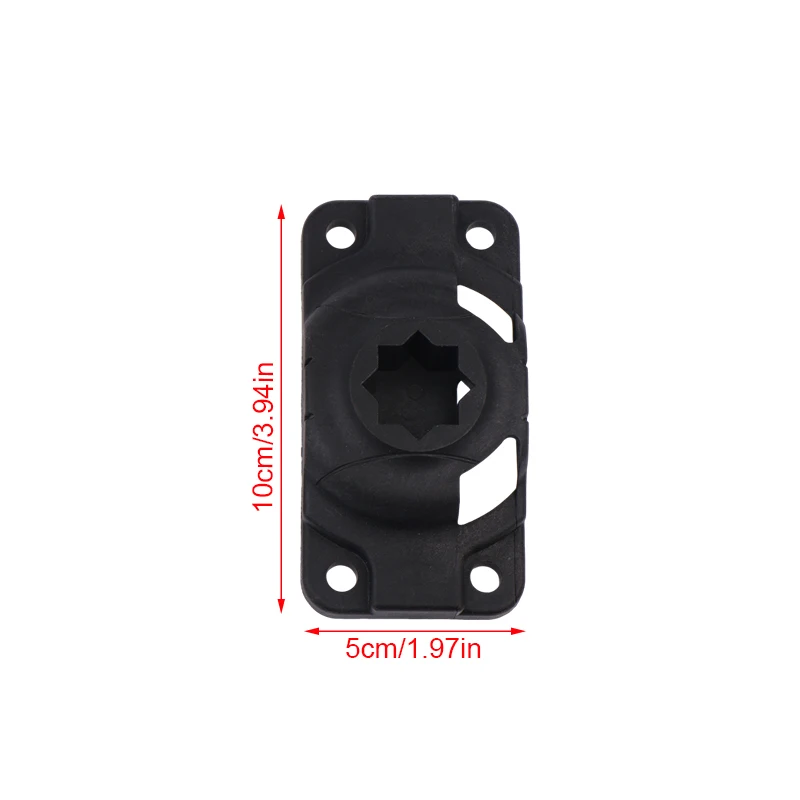 1PCS  Inflatable Kayak Rod Holder With 4 Screws Navigation Mount Base Boat Canoe Slide Rail Kayak Fishing Rod Accessories