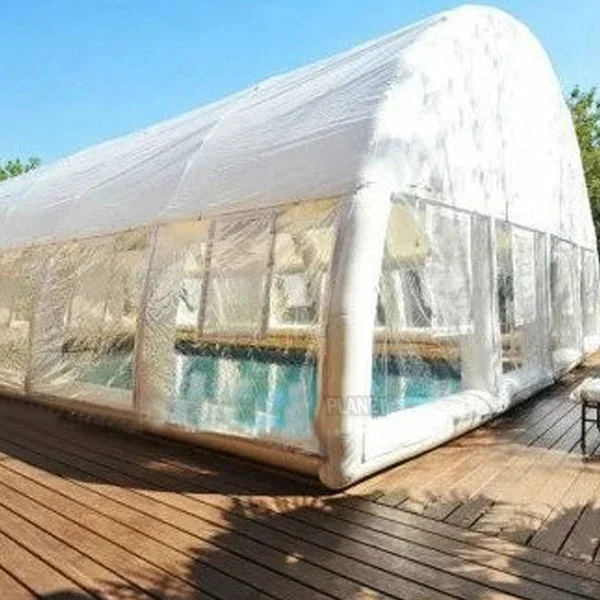 Outdoor-Clear-Swimming-Pool-Cover-Tent-Transparent-Dome-Tent ...
