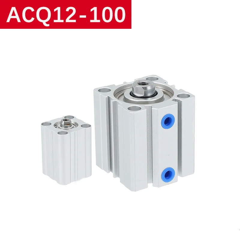 

ACQ12 16 20 25 32 40 50 63 80 100 Размер отверстия 12-100 мм ход 5-50 мм поршень компактные пневматические цилиндры двойного действия