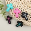 10PCS Silicone Focal Beads Cartoon Crucifixion Elements Silicone Beads BPA Free DIY Jewelry Keychain Pendant Pen Accessories 2