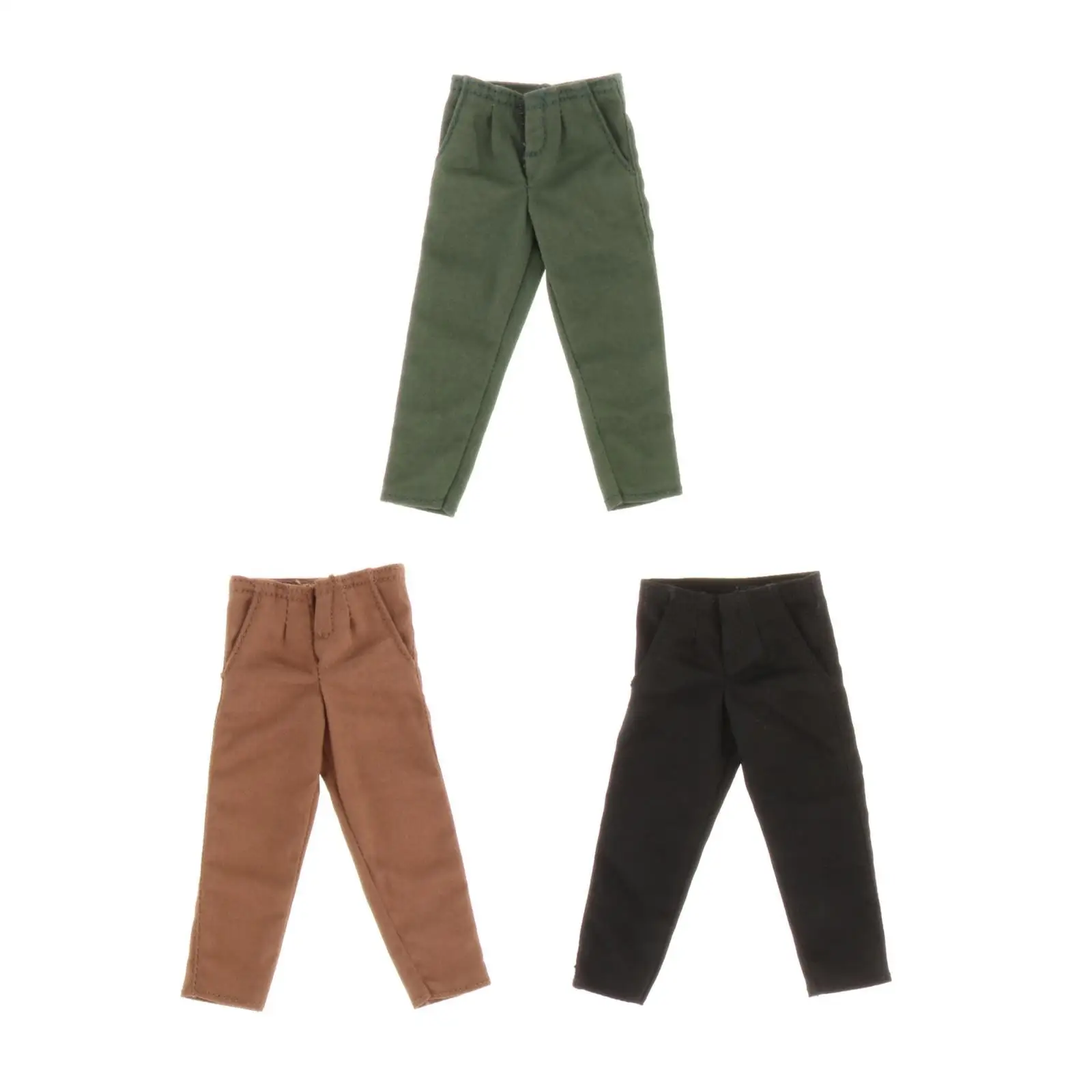 

Мужская фигурка в масштабе 1/12, Одежда для кукол, мини-брюки, модный прочный наряд, костюм для 6-дюймовых экшн-фигурок, аксессуары для кукол