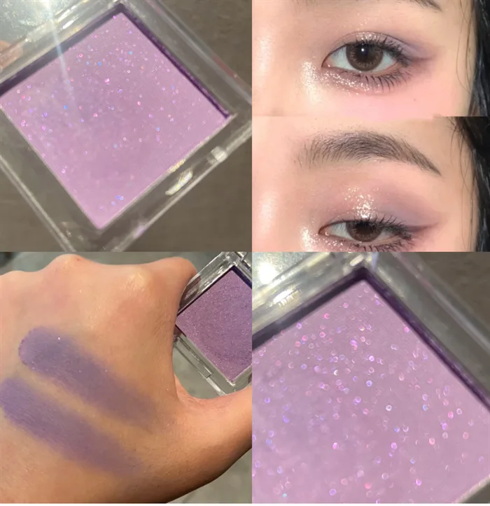 

FANTYCHIC Monochrome eye shadow Peacock Green Mint Green Long Spring Flower Blue Taro Marl Pink eye shadow