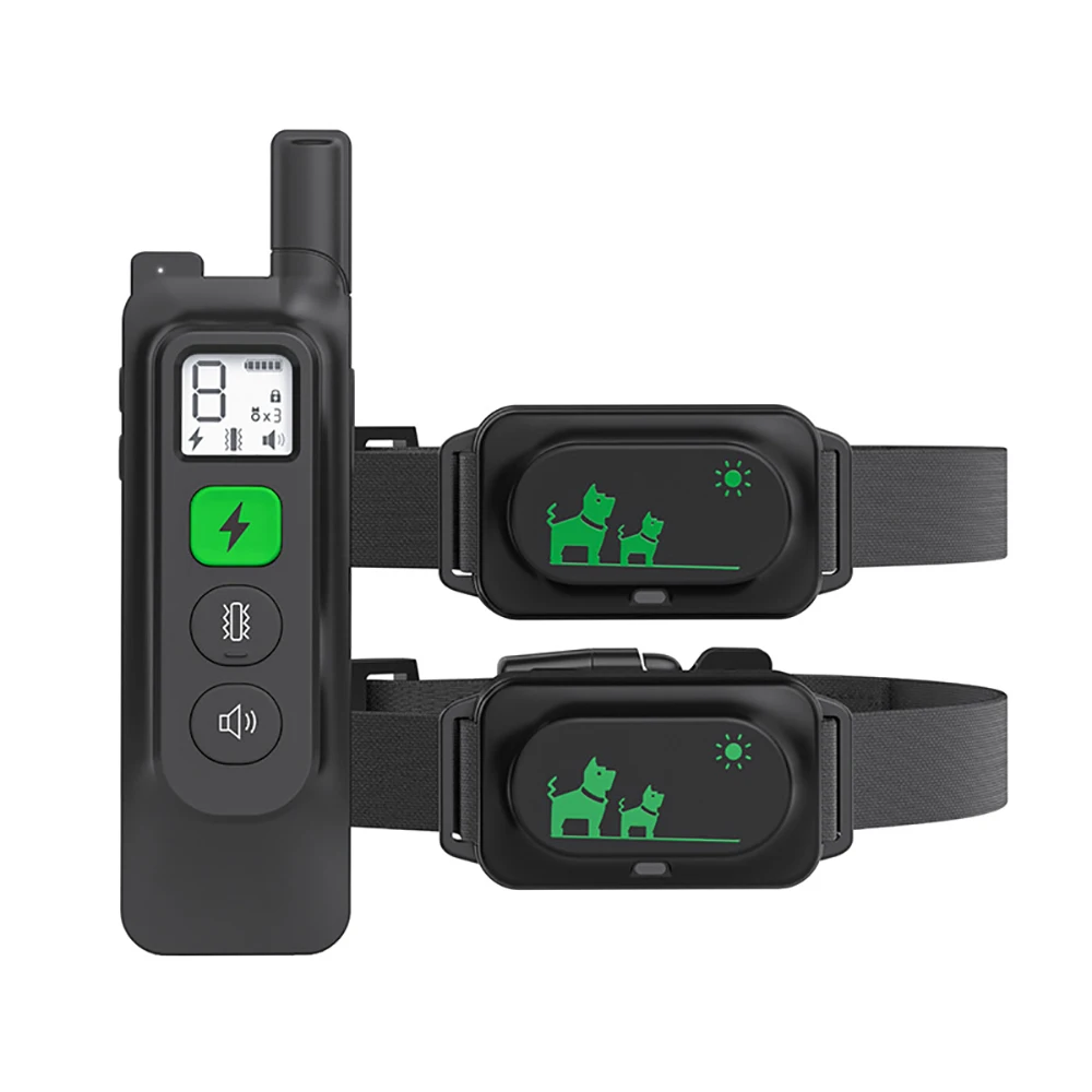 

Intelligent Remote Control Anti Dog Barking Automatic Anti Barking Device Deep Waterproof Shock Electric Shock Collar Dog Traini