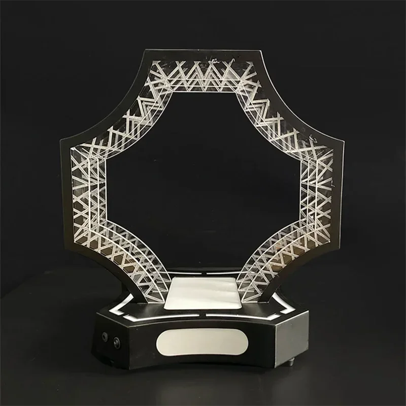 Polygon Led Presenter Led Nightclub Vip Champagne Wine Glorifier Display Wine Bottle Stand Rack For Party Decor