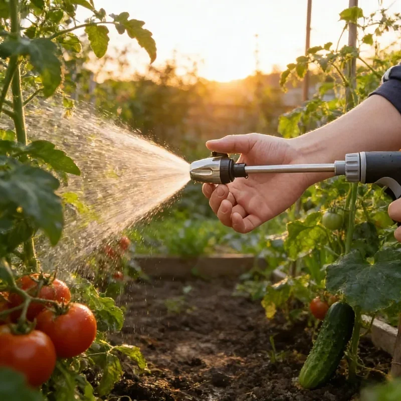 휴대용 고압 물총 2배 강력 인체공학적 배터리 없음 플라스틱 자동차 세척용 식물 물주기 야외 청소 장비