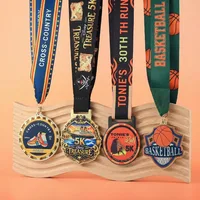 Médaille personnalisée 5K, Médaille de tournoi personnalisée, Médaille de championnat, Médaille MVP, Récompense sportive personnalisée 2