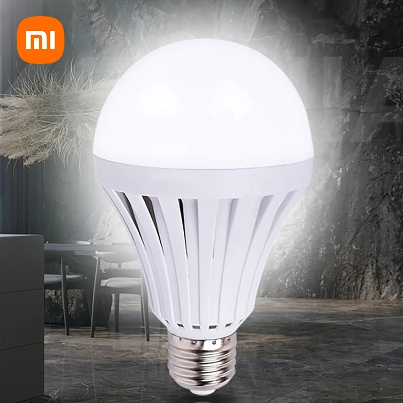 Xiaomi-Ampoule LED Rechargeable, Lampe d'Éclairage Domestique pour