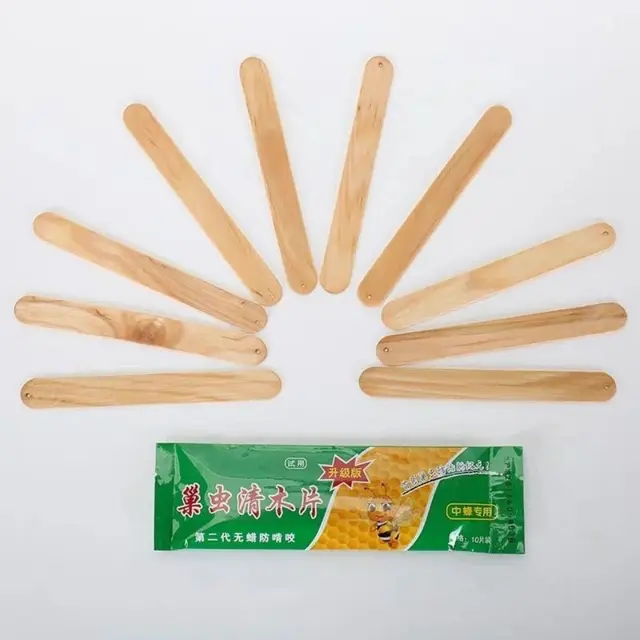 10 Db/Pack Méhkatka Gyógyszer Sztrájk Professzionális Acaricid Csík Féreg Tisztítása Facsíkok Méhész Alapvető Méhészeti Eszközök - Image 4