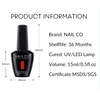 NAILCO Red Colors Series 15ML Nail Gel Polish Nail Supplies Semi Permanent For Nail  Art Manicure Soak Off LED UV Hybrid Varnish 6