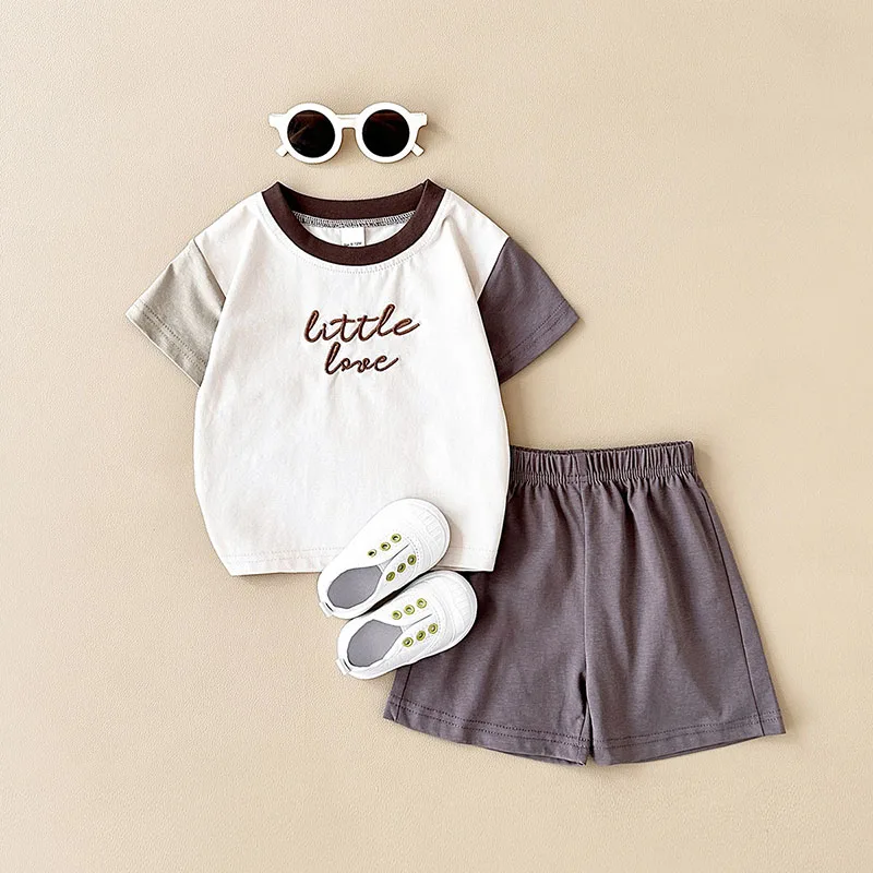 Cotton Baby Girls Summer Clothes Set