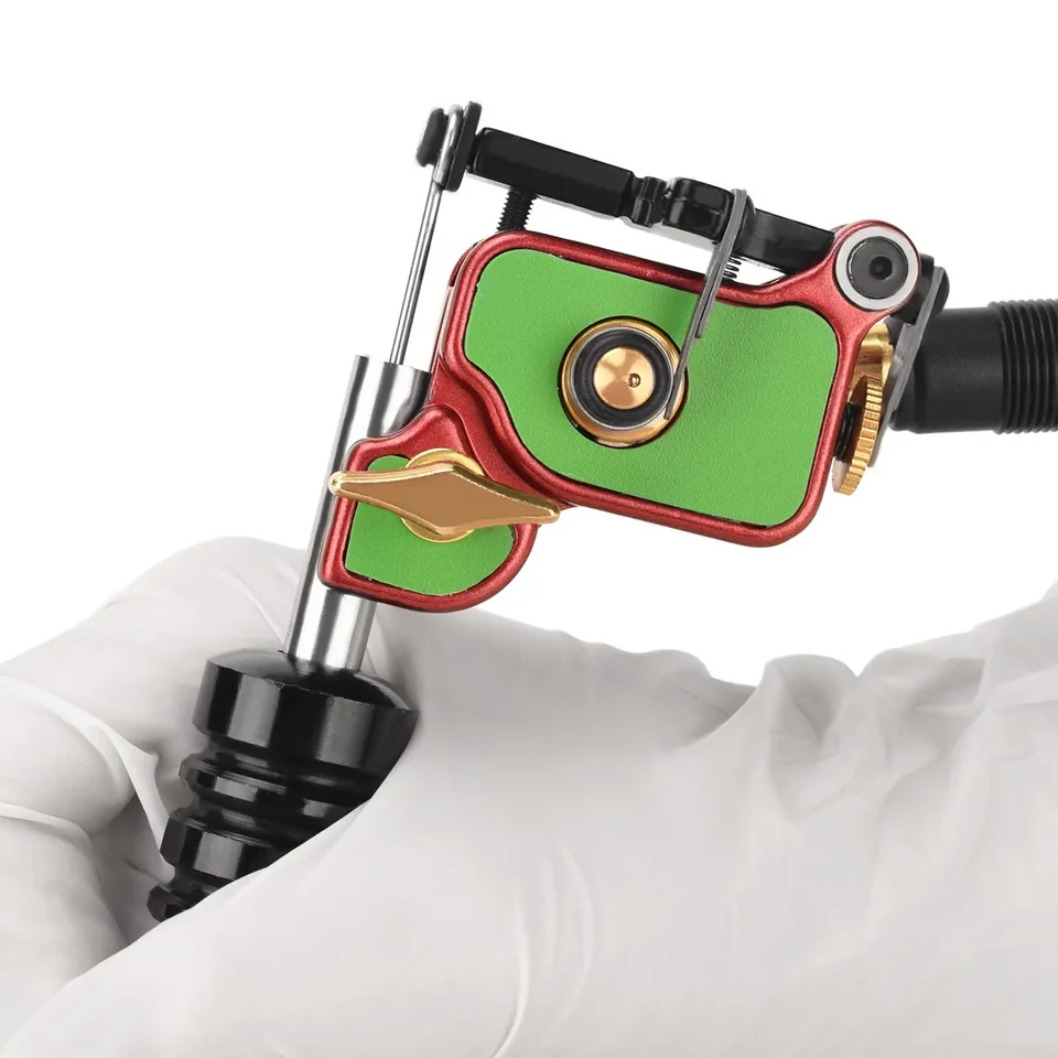 ポータブル回転式タトゥーモーター,強力な切断機,クリップコード