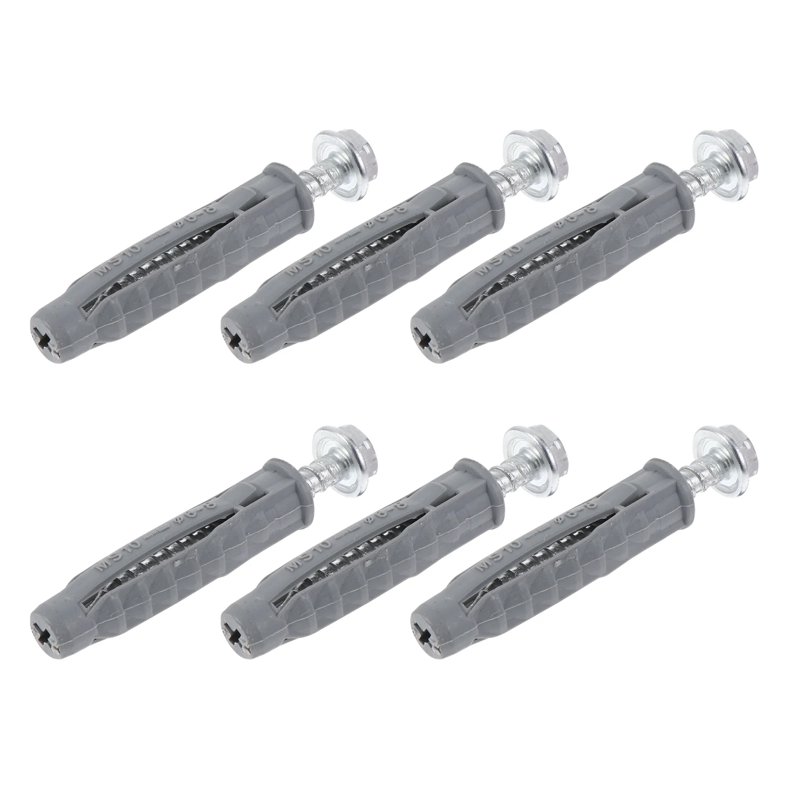 

6pcs Plastic Ribbed Wall Anchors and 6pcs Screws Kit for LCD Bracket