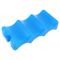 Reusable Gel Ice Packs for Fresh Food Storage and Travel (Blue)