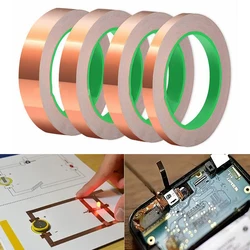 Premium Double - Sided Conductive Copper Tape - Ideal for Crafts, EMI Shielding, and Stained Glass Projects