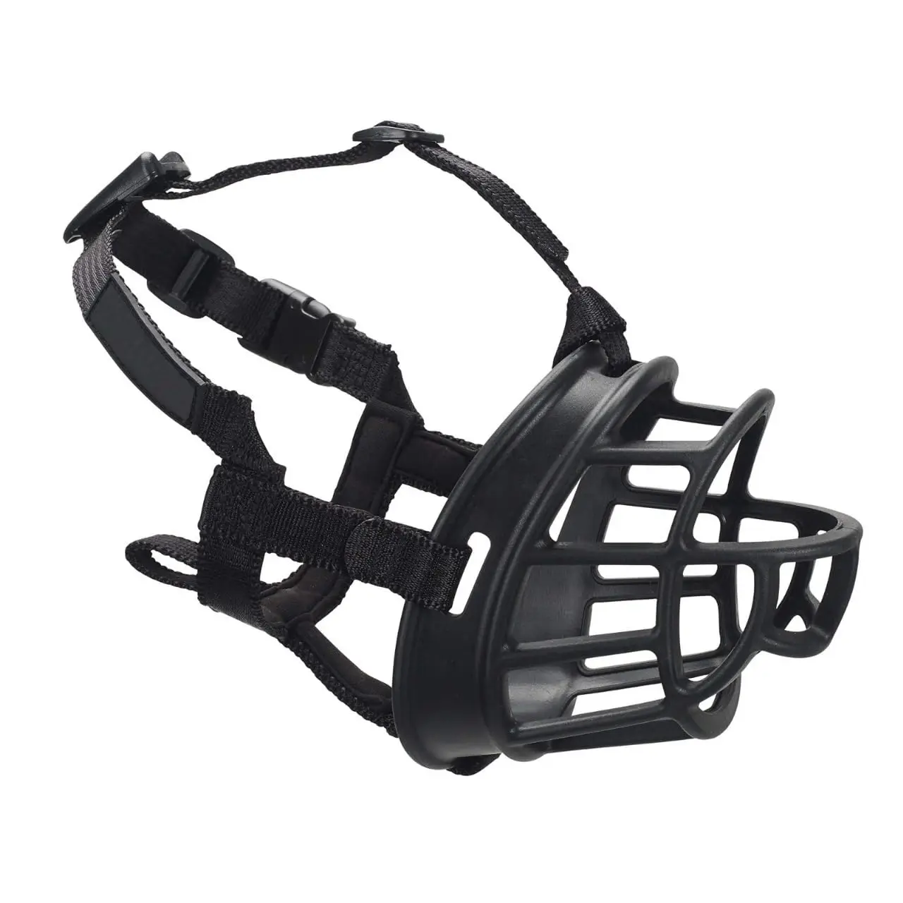 

The Company of Animals BASKERVILLE Ultra Dog Muzzle Prevents Chewing and Biting, Basket allows Panting and Drinking-Comfortable