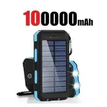 100000mAh blue