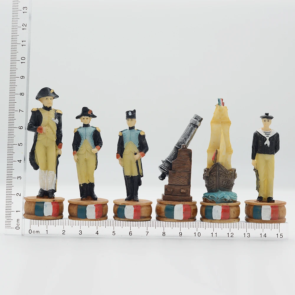 Luxury Chess with 3D Character Design, International Deluxe Chess Set for Lovers and Collectors Puzzle Board Game Card Toy