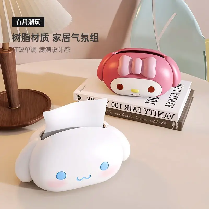 

Cinnamoroll Mymelody Sanrio Cartoon Desktop Drawer Organizer Decorative Ornaments Anime Plush Toy for Girl Birthday Toys Hobbies