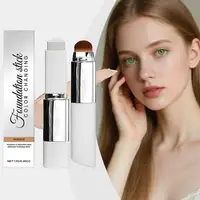 Fond de teint 2 en 1, liquide à couleur changeante, Base de maquillage hydratante longue durée, bâton dissimulant, maquillage pour novice 4