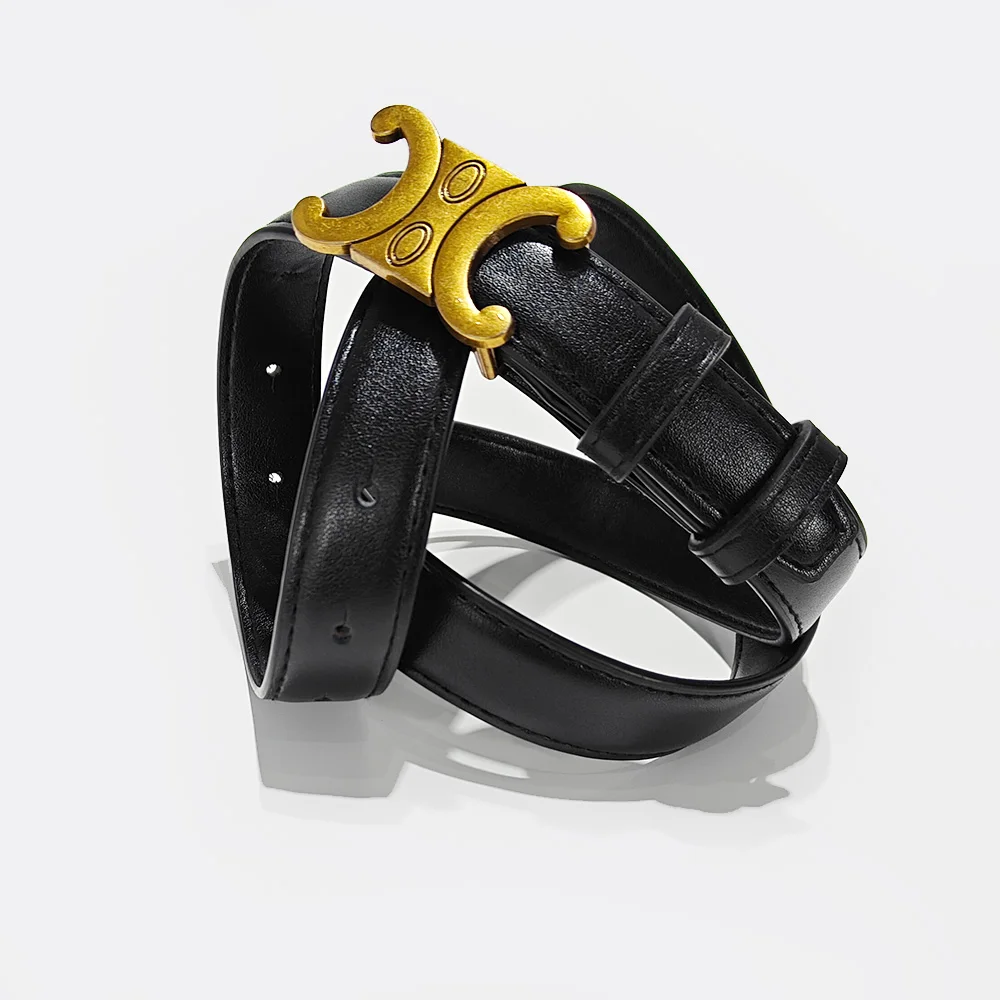 Luxury women's belts fashionable and versatile designer belts retro belts to match dresses and jeans - 6