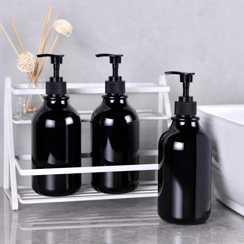 Soap Dispenser Bottle 300/500ml Bathroom Soap Dispenser Bottle Shampoo Shower Gel Refillable Bottle Travel Storage Waterproof Label refillable bottle shampoo dispenser soap dispenser refillable plastic bottles