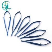 Eyebrow trimming scissors ophthalmic micro scissors straight end pointed elbow, and high-quality corneal scissors 12-18cm 2