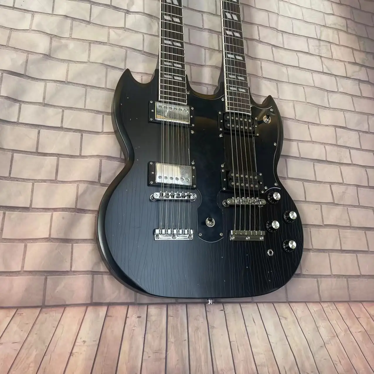 SG-Double-Neck-Relic-Electric-Guitar-6-string-12-string-Integrated ...