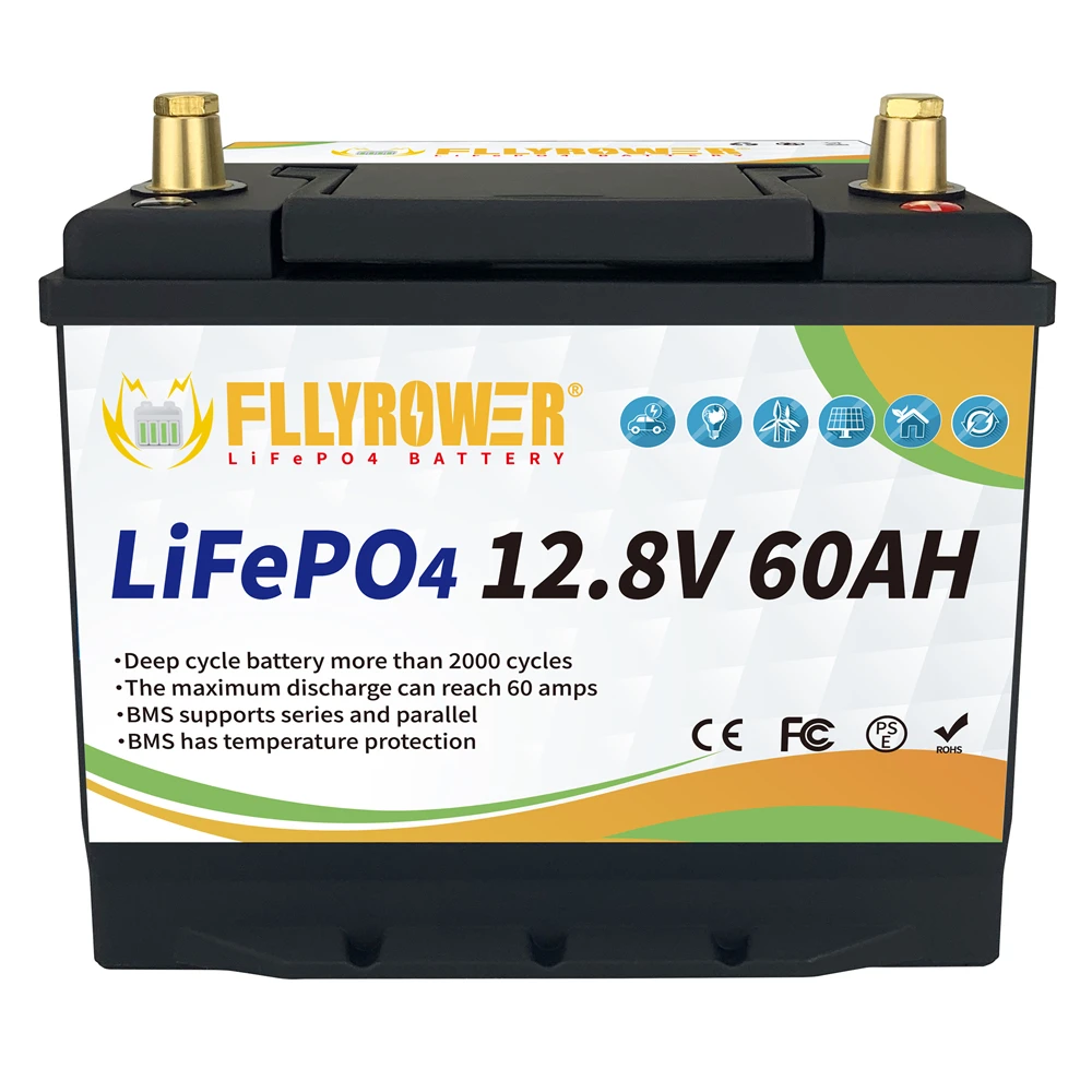 Europe/USA/Canada Stock 12v 30Ah 40Ah 60Ah 80Ah LiFePo4 Battery Lithium  Iron Phosphate for Kid Scooters Boat Motor Tax Free