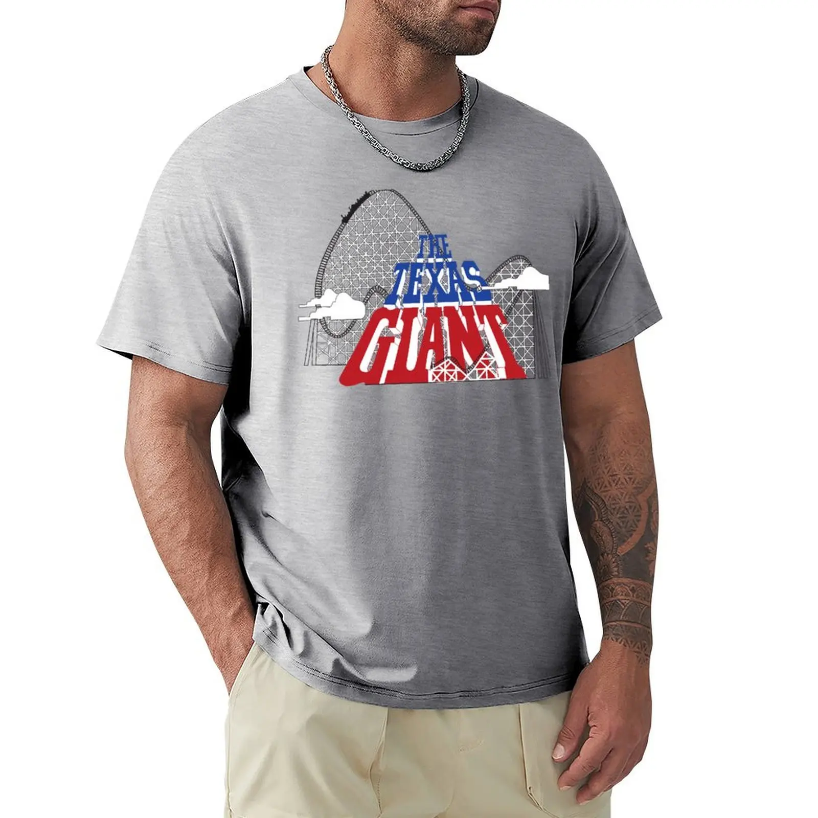 

The Texas Giant T-shirt plus sizes tops korean fashion Men's clothing