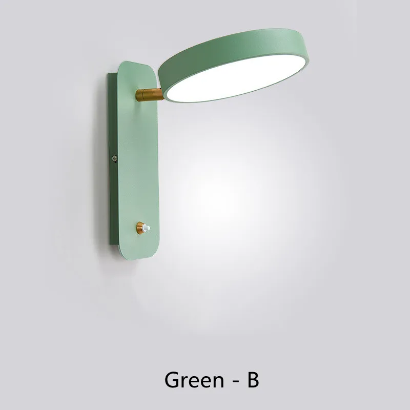 Indoor Wall Light 330 Degrees Adjustable Bedside Switch LED Wall Lamp Aisle Wall Sconce Living Room Hotel Room Bedroom Lights