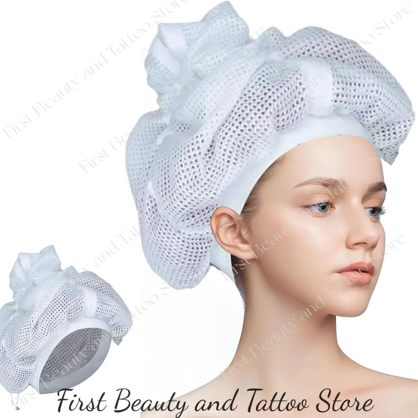 Tappo A Rete Per Asciugare I Capelli Ricci Nuova Spazzola Per Capelli Con Cappello A Rete Per Capelli Ricci