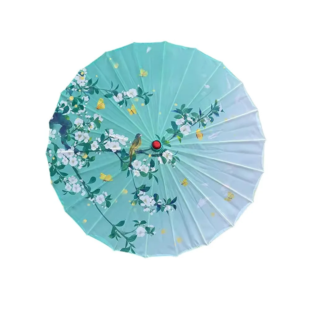 70/82cm Women Parasol Silk Cloth Oil Paper Umbrella Classical Dance Hanfu Chinese Ceiling Decoration Cheongsam Fashion Show 6