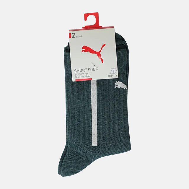 Puma 2025 Chaussettes courtes Puma U pour adultes 2P Chaussettes de sport 94742902 1