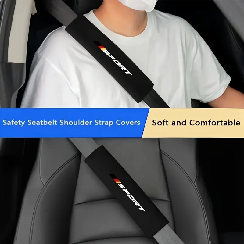 Comfort Soft Seat Belt Shoulder Protectors – Set of 2