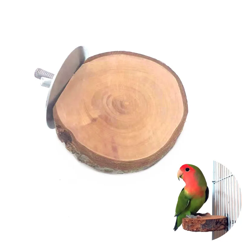 Bird Cage Perches Bird Climbing Toys Natural Wood Pet Parrot Raw Wood Fork Tree Branch Stand Rack Squirrel Bird Hamster Branch Perches Chew Bite Toys Stick