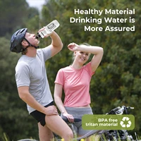 BOLANY 750ML Sports Bottle Ultralight Transparent Plastic Kettle with lid Portable Bottle Squeeze Drinking Cycling Supplie 3