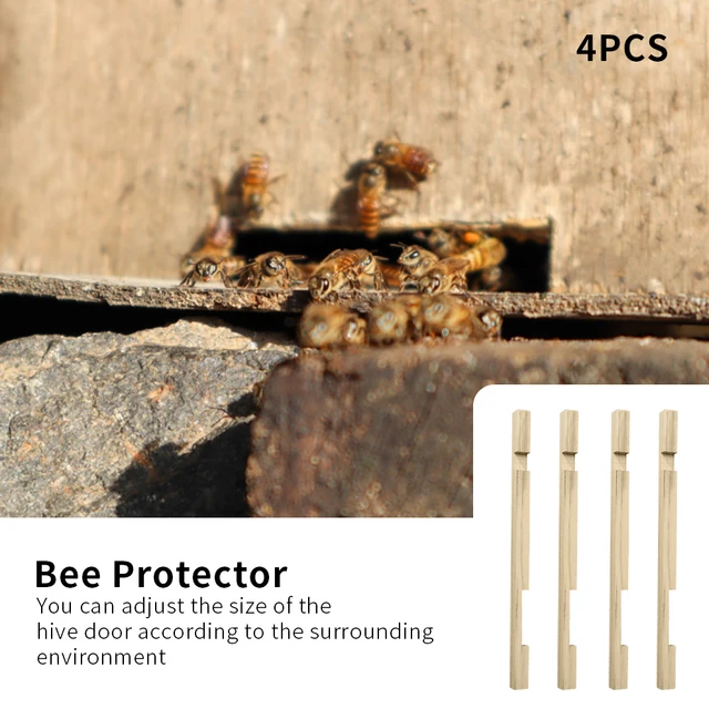 Méhkas Bejárat Reduktora Fa Méh Kaptár Reduktor A Méhészetvezérlés Szellőztetéséhez És Mézes Rablók Kiszállításához Méhészkészletek - Image 3