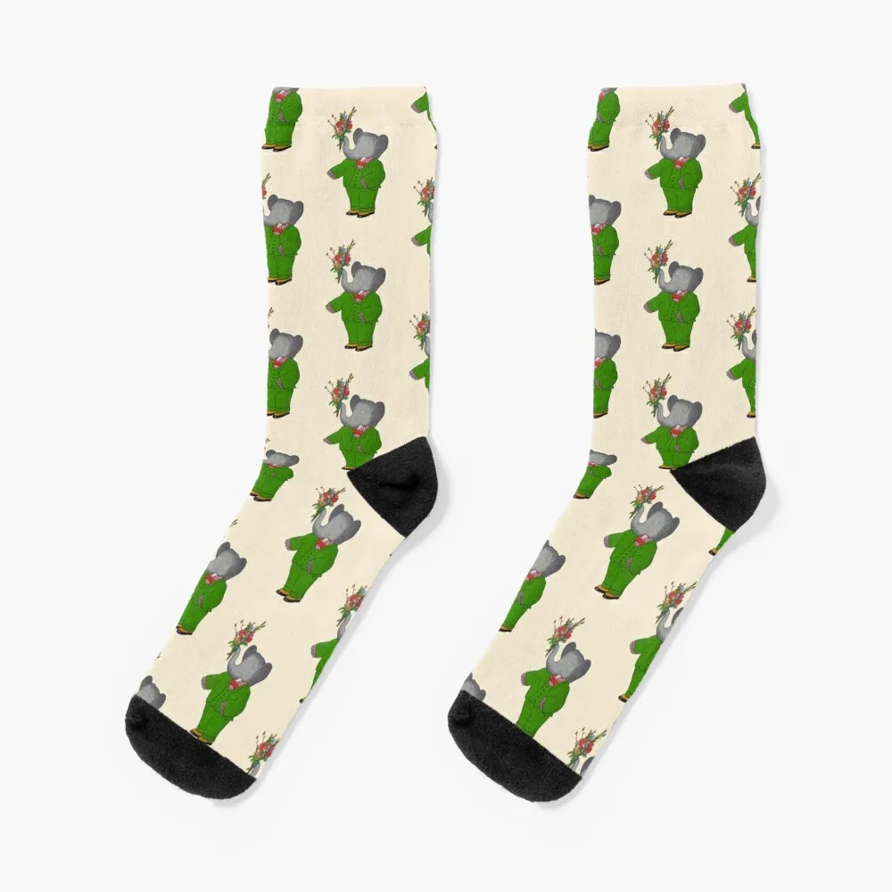 Babar Socks loose socks socks funny Socks For Girls Men's