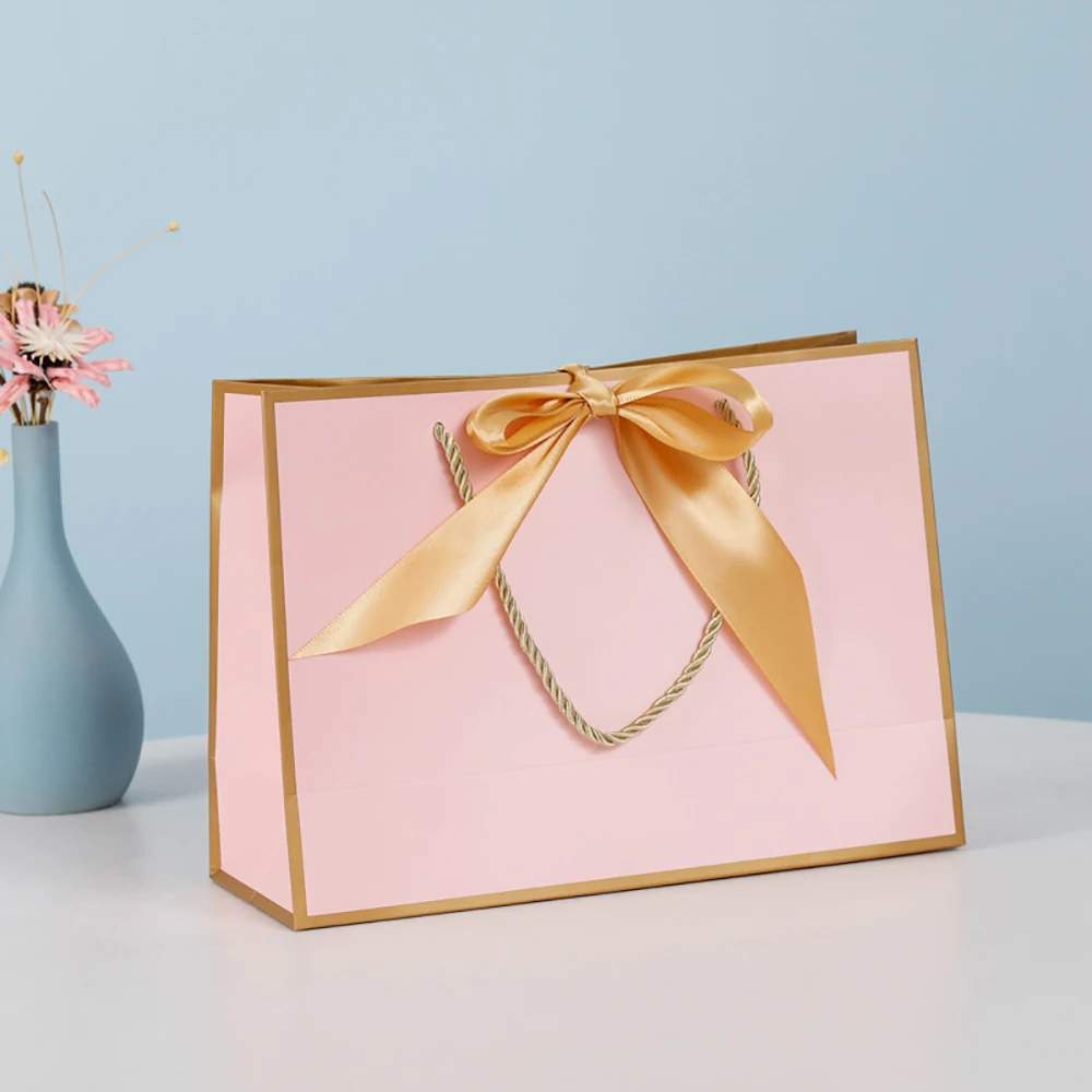 Custom Bridesmaid Gift Bags with Personalized Names - Perfect for Bridal Parties and Weddings
