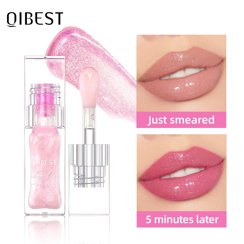 Lip Oil Gloss Color Changing Moisturizing Transparent Lipstick Makeup Invisible Lip Lines High Hydration Lips Care Cosmetics