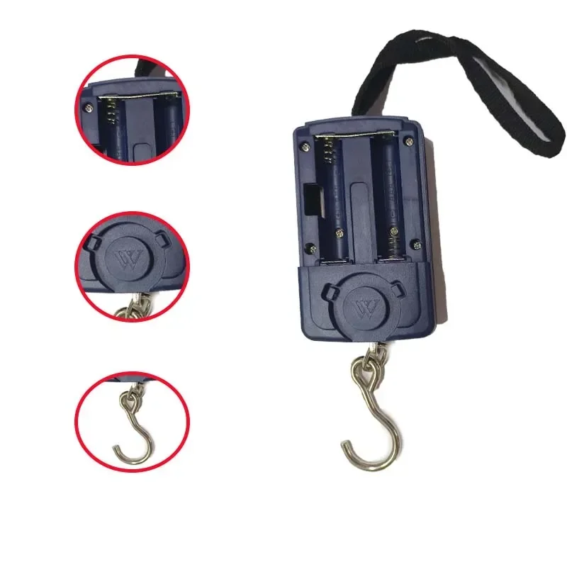 40kg/50kg Digital Handy Hanging Scales Portable Luggage Suitcase Weighting Fishing Scale Tool Carp Fish Hook Lures Tackle Box portable scale digital scale luggage scale luggage weight scale weighing tools hanging scale
