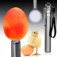 LED Super Cold Light Incubator Eggtester Egg Candling Lamp Equipment Stainless Steel Flashlight Poultry Incubation Chicken Duck 1