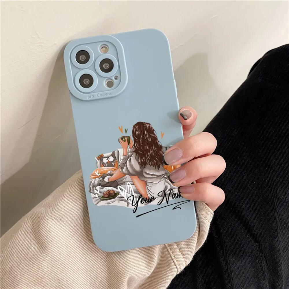 Custom Logo Phone Case for iPhone 13 12 11 PRO Xr X Xs Max 8 7 Mini  Customize Brand Silicone Cases Soft Back Cover - China Phone Case and  Silicone Liquid Phone
