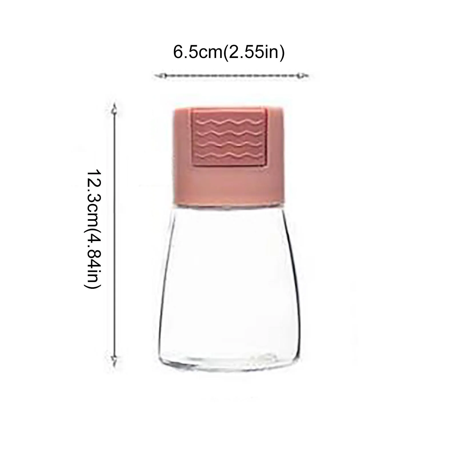 【Happier】 Quantitative Salt Canister Glass Bottle Metering Shaker Seasoning Bottle Kitchen Control Amount Spice Sprinkler Bottles Tools. 