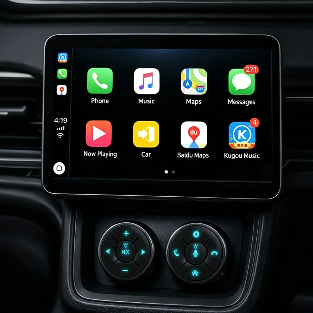 Telecomando Wireless a 10 Tasti per Volante Auto, Compatibile con Radio, DVD, GPS e Lettore Multimediale - Image 5