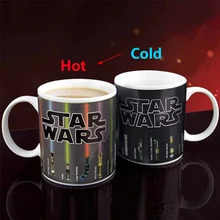 1Pcs New 350ml Heat Reveal Cup Magic Color Changing Mug Coffee Tea Milk Cup New Year Best Gift for Family Friends Children
