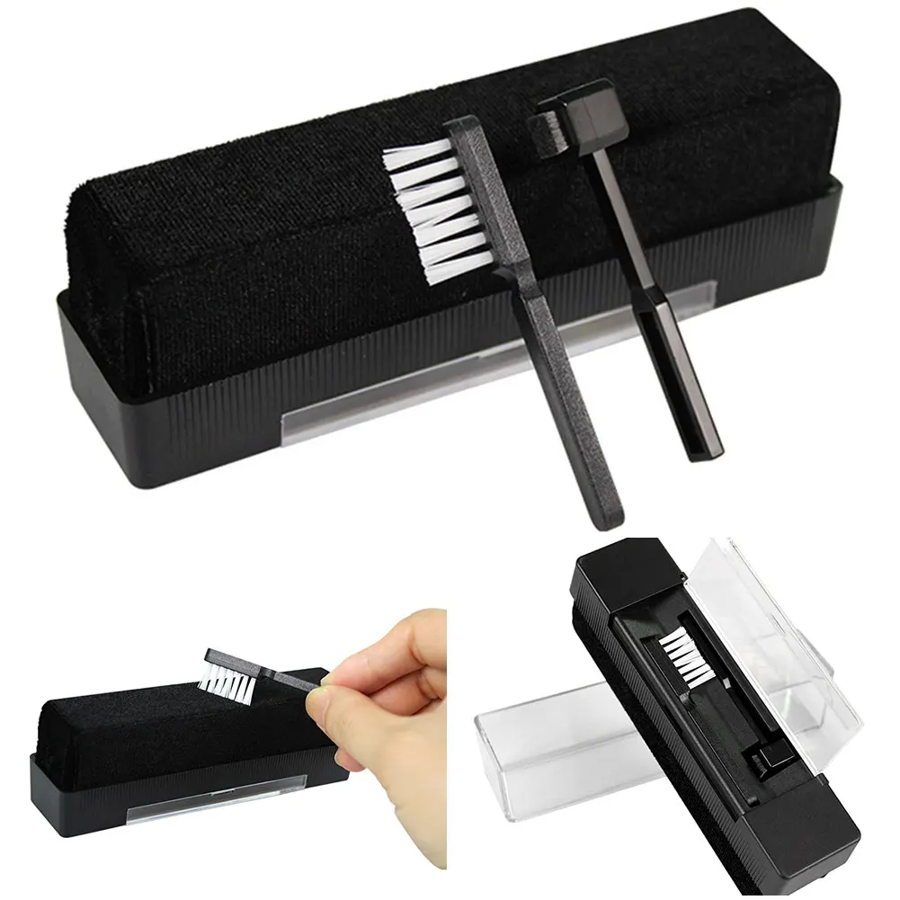 Vinyl Record Cleaner Anti-Static Vinyl Record Dust Remover Brush Multifunctional Phonograph Cleaning Brush for Phonograph CD/LP